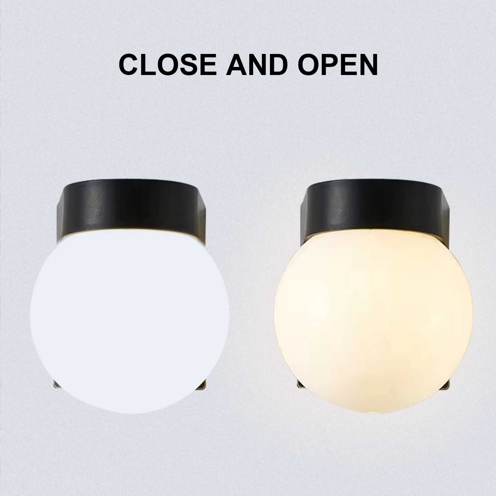 Europe Outdoor IP65 Waterproof Wall Lamp Garden Lights Retro Creative Acrylic Shade Lighting for Balcony Garden Gazebo Door