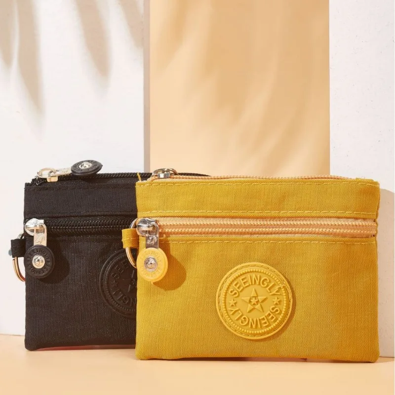 New Small Solid Canvas Coin Bags Kid's Money Coin Purse Students Bus ID Credit Card Holoder Keys Earphone Pocket Storage Bags coin purse,coin wallet,change bag