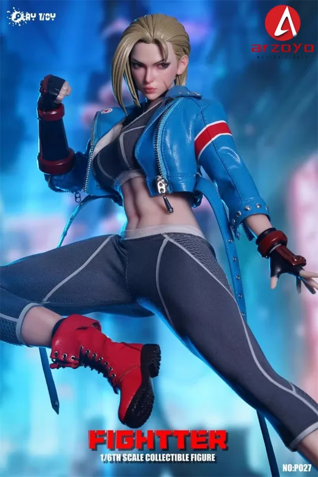 新品　※破損品　1/6　キャミィ　アクションフィギュア　PLAYTOYS 新品 1/6 キャミィ アクションフィギュア ストリートファイター