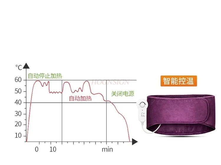 Electric heating belt elderly mother's day gift mother warm palace warm stomach moxibustion hot compress heating belly belt
