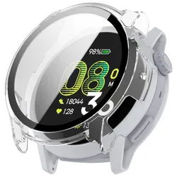 Smart Watch Protective Case with Tempered Glass Cover and Screen Protector - COROS PACE 4 (Transparent)