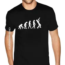 

Funny Christmas Funny Trumpet Evolution Tees Shirts Mens Plus Size England Style Tshirts Men Black Round Neck T Shirt