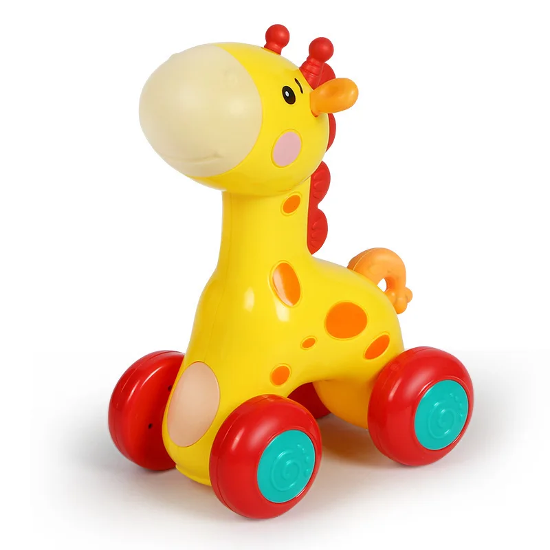 Baby Crawling Toy 6 12 Months Rattle TeetherToddler Learning Crawl Toys Animal Car Educational Develop Toys Infant Roll Car Gift