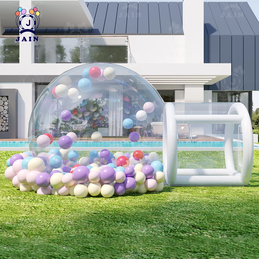 Inflatable bubble tent house blower for kids transparent dome tent for indoor outdoor party celebrations events 10ft
