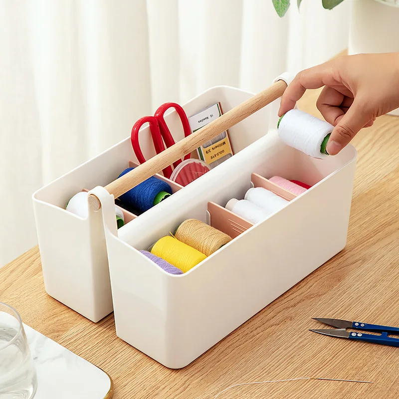 Storage Box with Handle 3 Layer Multipurpose Organizer and Storage Case for  Pencils Makeup Scrapbooking Items Craft Bead - AliExpress