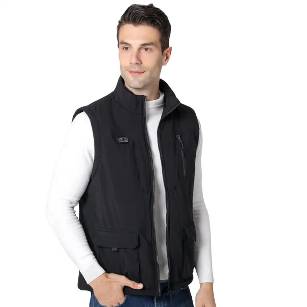 thumbnail image 1 of Chaleco calefactor para hombre, 11 zonas calentadas, chaqueta calentada por USB para hombre, chaleco calefactor eléctrico, chaleco calefactor, chaleco térmico interior, 1 of 5