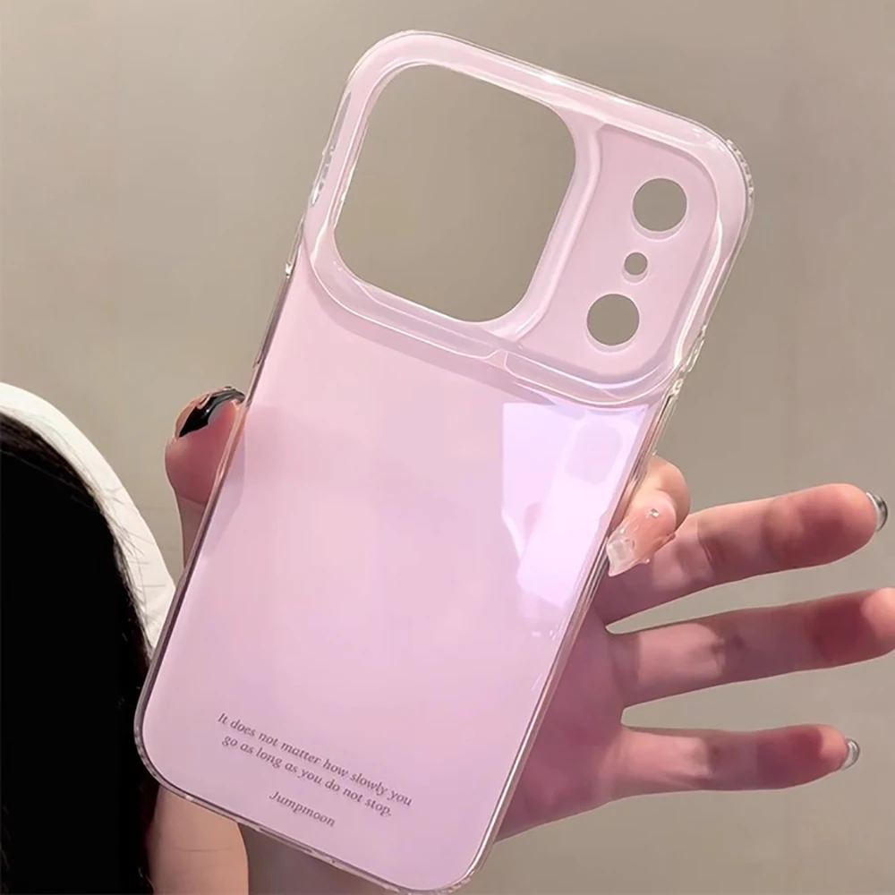 Charming Pink Shockproof Phone Case – Soft and Protective Back Cover