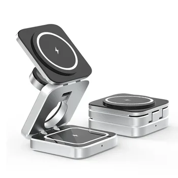 3-in-1 Foldable Magnetic Wireless Charging Station 1