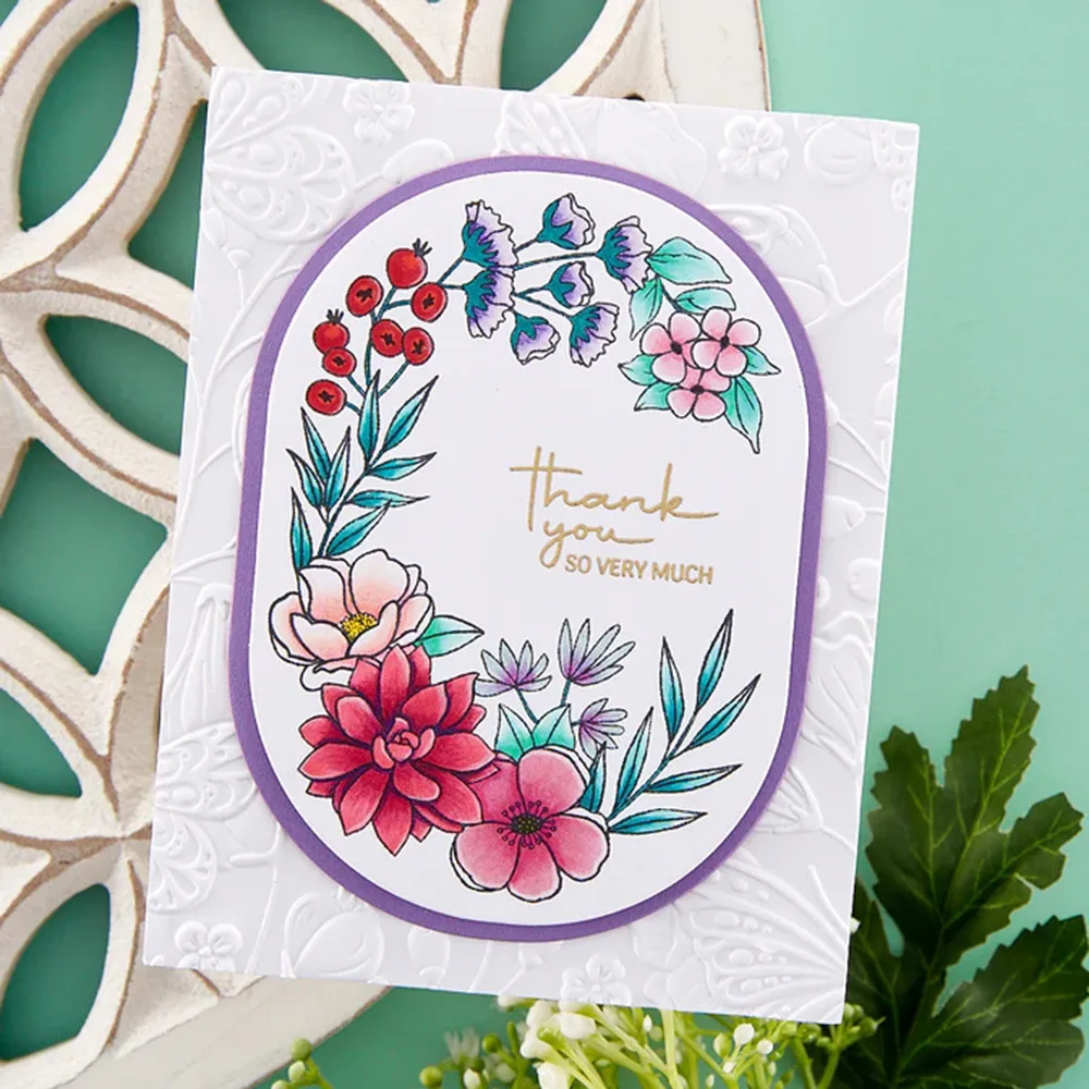 Fustelle In Metallo A Forma Di Fiore, Set Da 1, Acciaio Al Carbonio, Per Scrapbooking, Biglietti Fai Da Te, Album, Stencil, 10,7x13,7 Cm, Argento