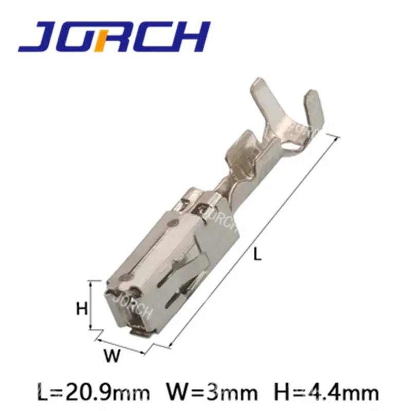 50pcs 2.8mm 시리즈 터미널 Bosch tyco 와이어 터미널 자동 커넥터 및 터미널 용 압착 단자 DJ627B-2.8B 1- 968849 -1