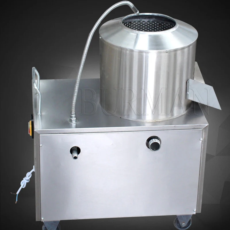 Industrial Electric Automatic Fruit  Vegetable Skin Peeler Potato Radish Carrot Peeling Washing Machine 3