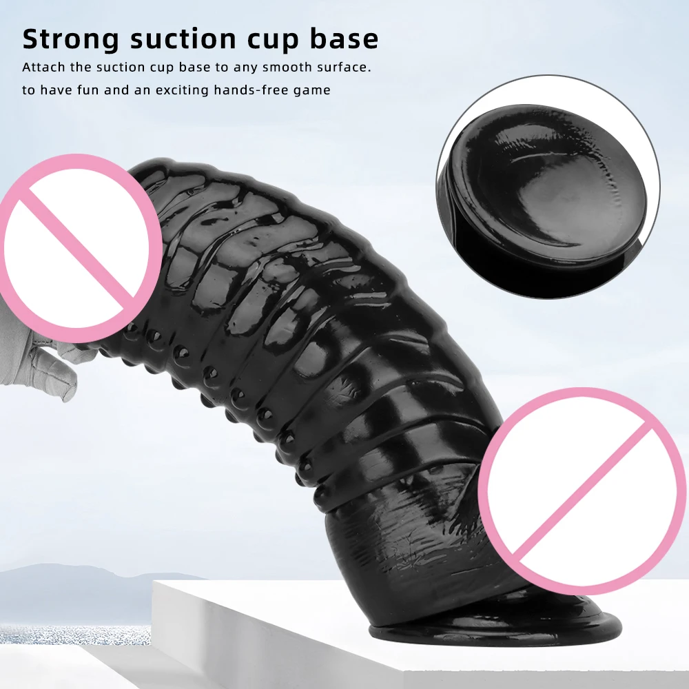 Gros plug anal en silicone pour massage de la prostate et anus_voghion.com