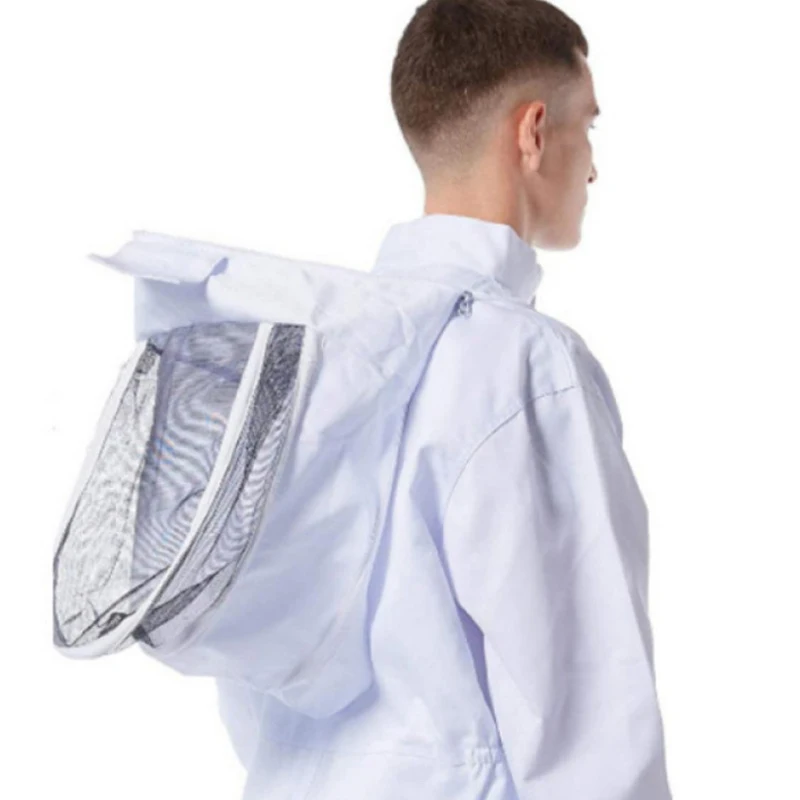 Beekeeping tools beeproof clothing white one-piece bee cotton bee protective clothing