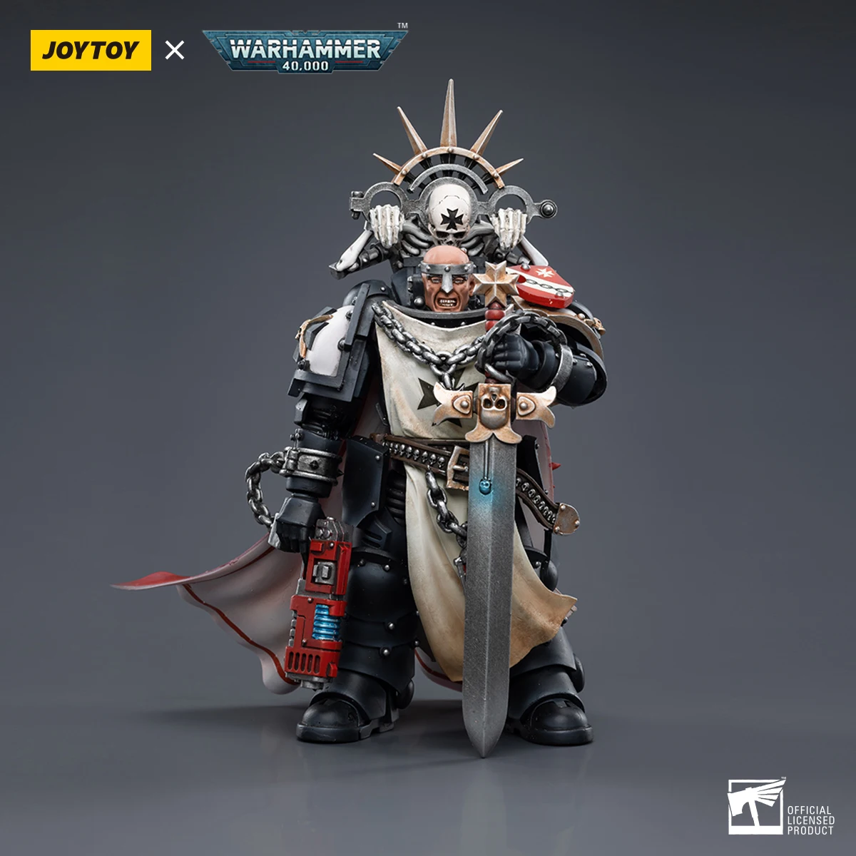 Milwauin Stock Milwaujoytoy Warhammer 40K 1/18 Black Templars Marshal Baldeckrath 1 Pcs Giochi Anime Figure Toys Action Figures