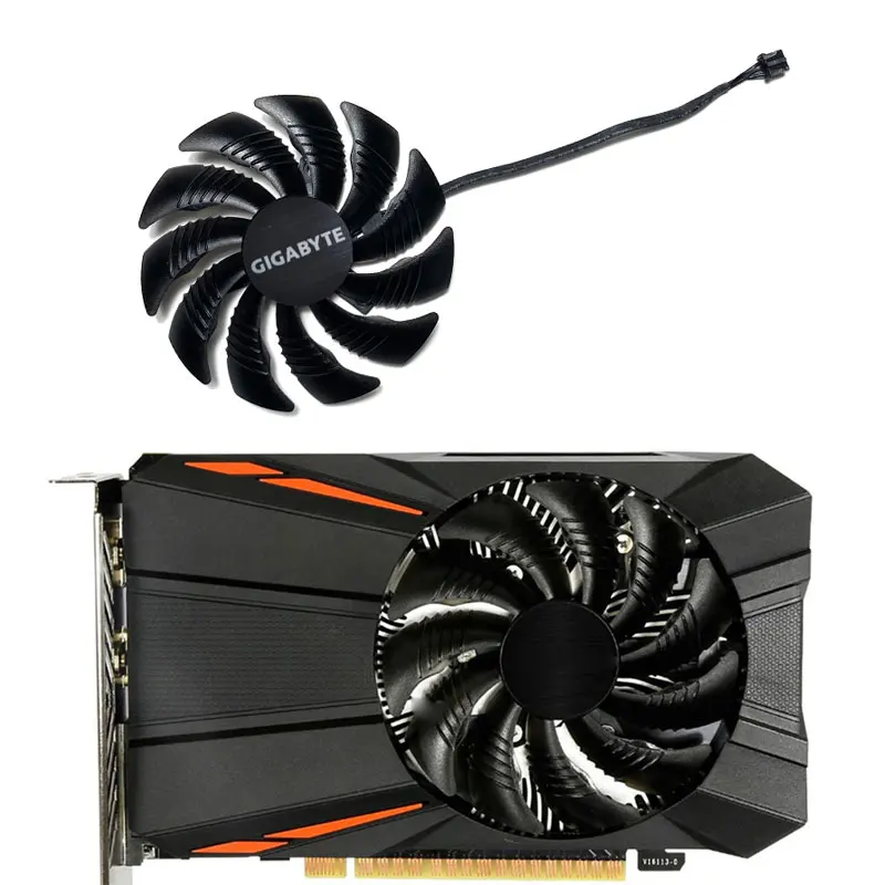 

Новый Трехконтактный Вентилятор охлаждения T129215SU PLD09210S12HH GTX1050 RX560 RX550 для Gigabyte Geforce GTX 1050 1050Ti RX 550 560 Mini ITX