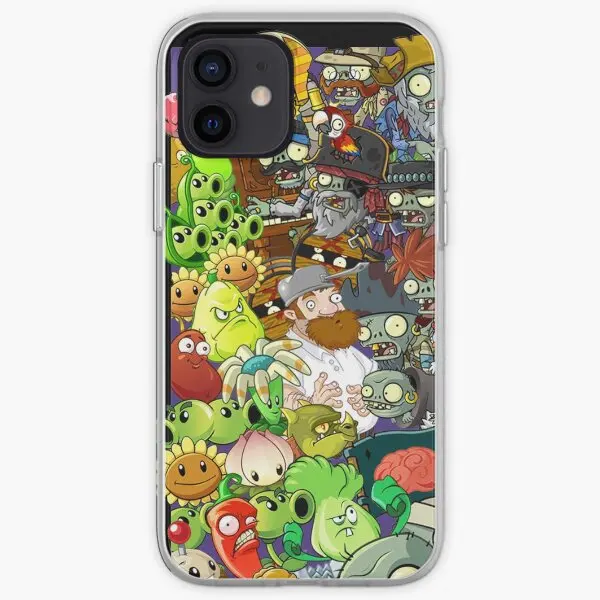 Plants Vs Zombie Iphone Custodia Rigida Custodia Per Telefono Personalizzabile Per Iphone 11 12 13 14 Pro Max Mini 6 6S 7 8 Plus X Xs Xr Max Foto