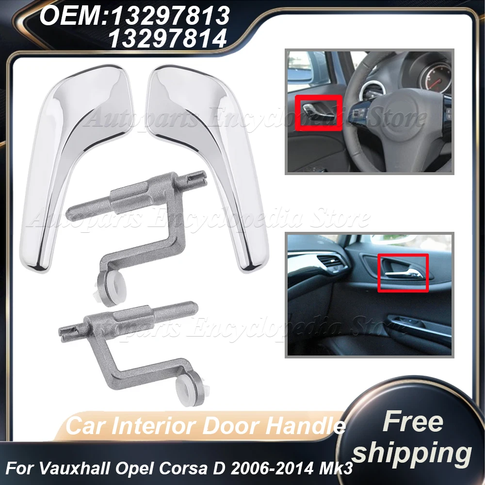 Enhanced Car Interior Door Handle - Left or Right Side Replacement