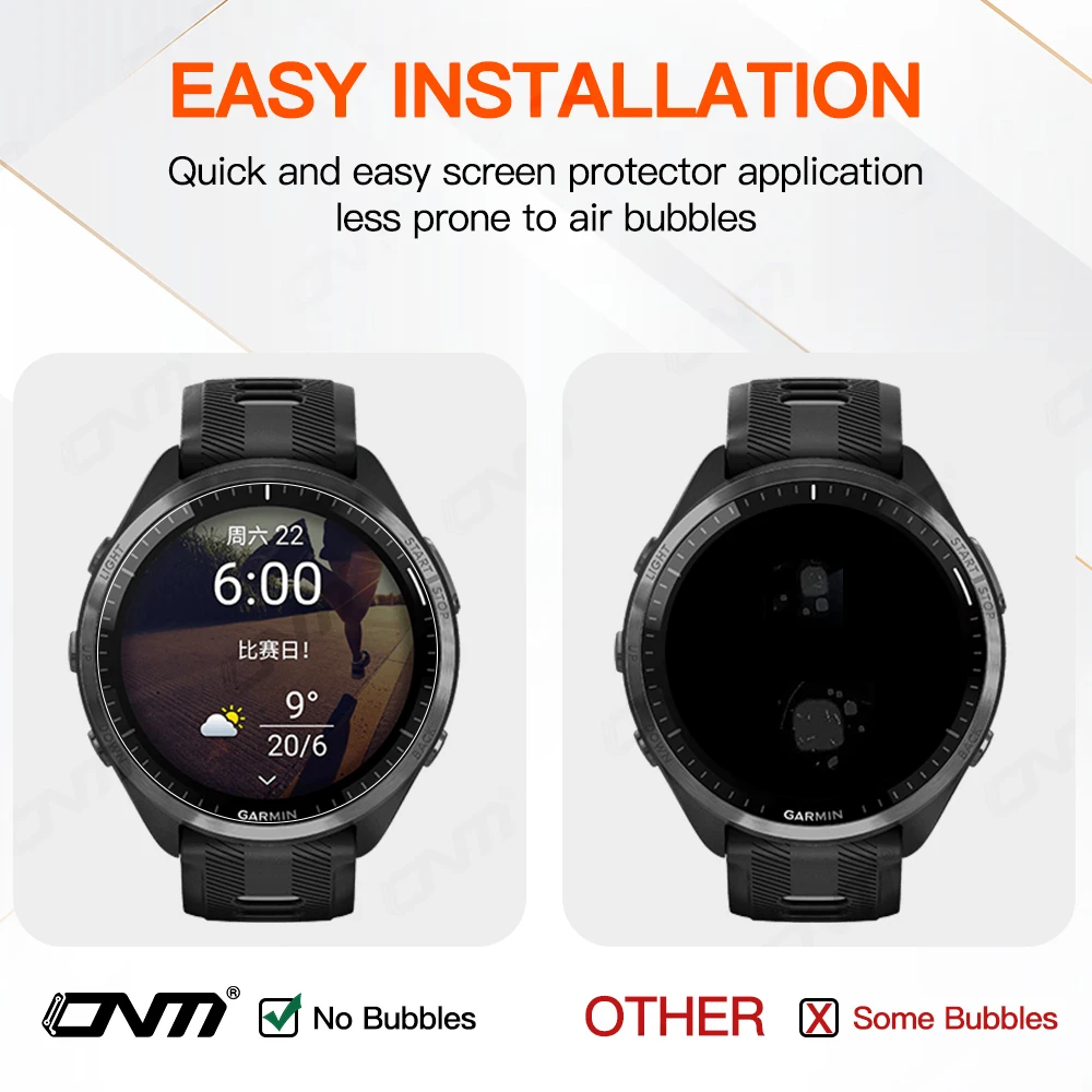 Watch Screen Protector 12D Hydrogel Film For Garmin Forerunner 965 265 265S 955 255 255S