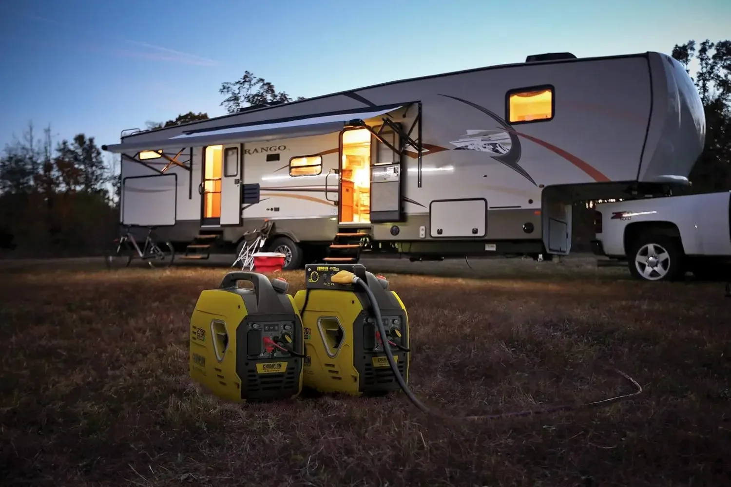 2000-Watt Dual Fuel Ultralight Portable Inverter Generator with Quiet Technology
