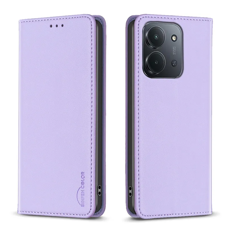 Luxury Leather Flip Phone Case with Magnetic Cover and Wallet Design