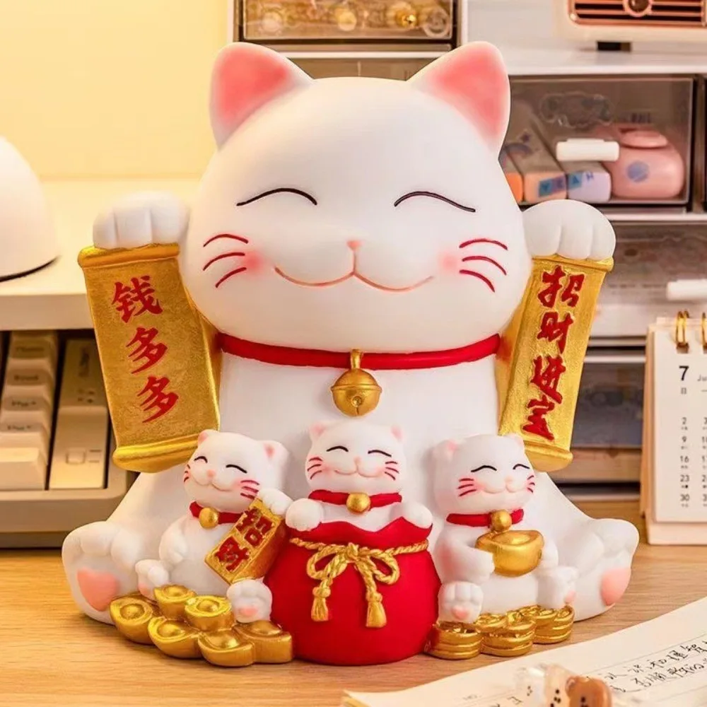 Savings Tank Lucky Cat Piggy Bank Good Symbolism Openable New Year Saving Box Decorative Cartoon Cartoon Money Boxes Kid Toy