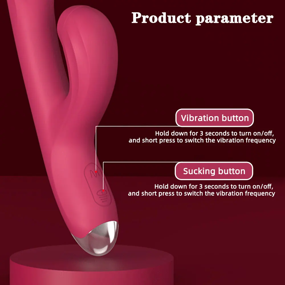 Vibrateur rabbit chauffant stimulation clitoridienne et point g_voghion.com