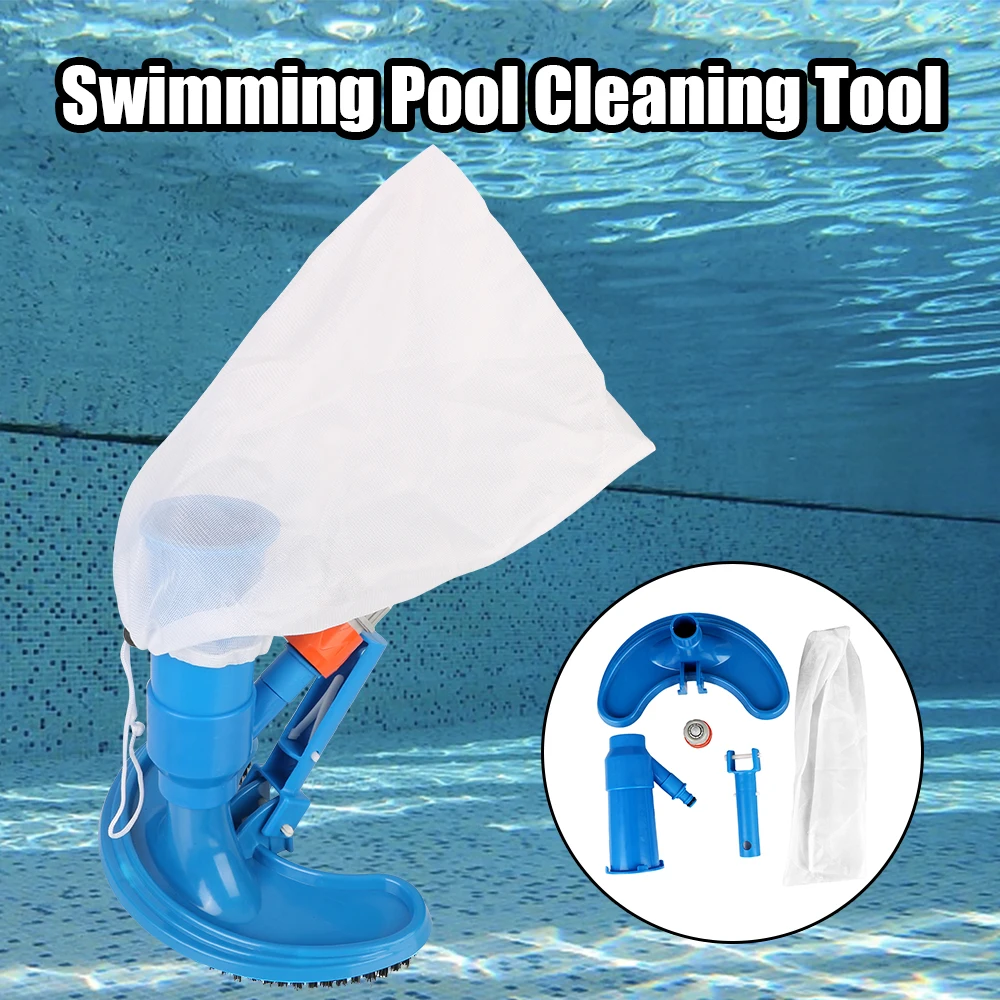 

EU/US Vacuum Cleaner Brush Pond Fountain Suction Head Swimming Pool Vacuum Cleaner Cleaning Disinfect Tool Portable