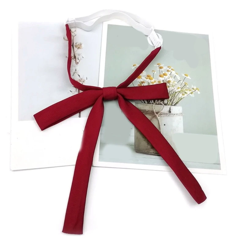 

1pc/6pcs Knot Bowknot Neckties for Taking Photo Teens Girls Uniform Necktie