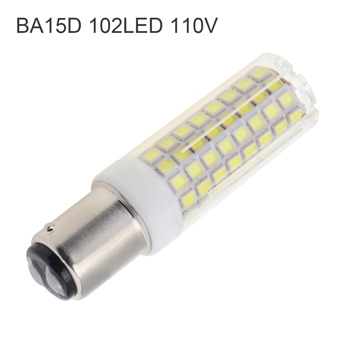 2835 SMD 옥수수 전구 세라믹 램프, E17/E11/Ba15d LED 전구, 밝기 조절 가능, 백색/온백색 102 LED, 10W AC110V, E17/E11/Ba15d