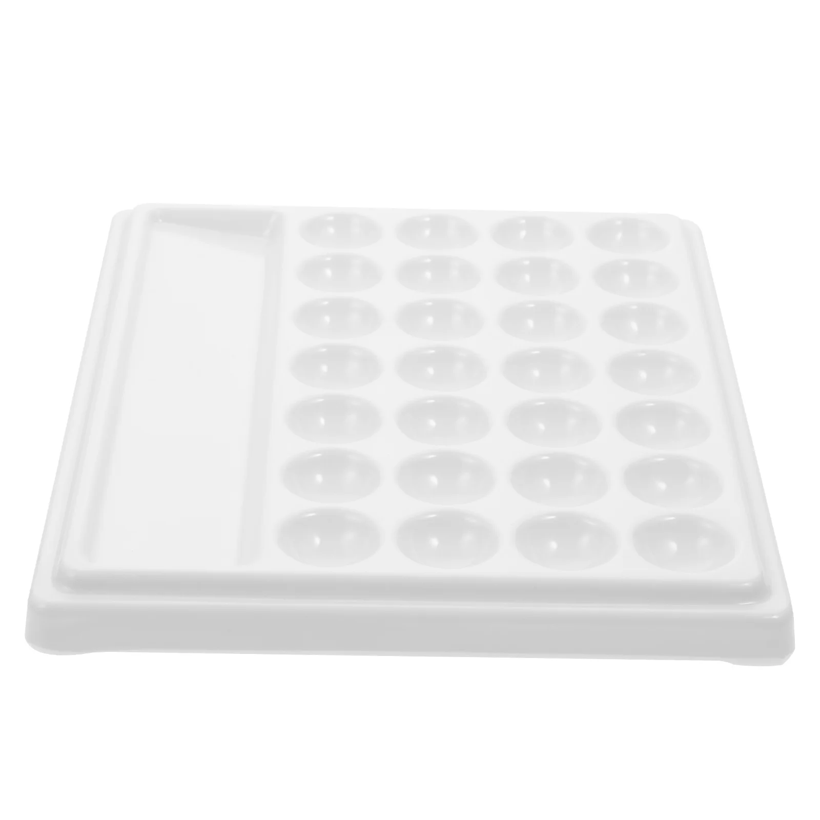 Ceramic Palette Paint Tray Paint Tray Pigment Mixing Plate Gouache Color Student Art Supplies Stationery Painting Tools