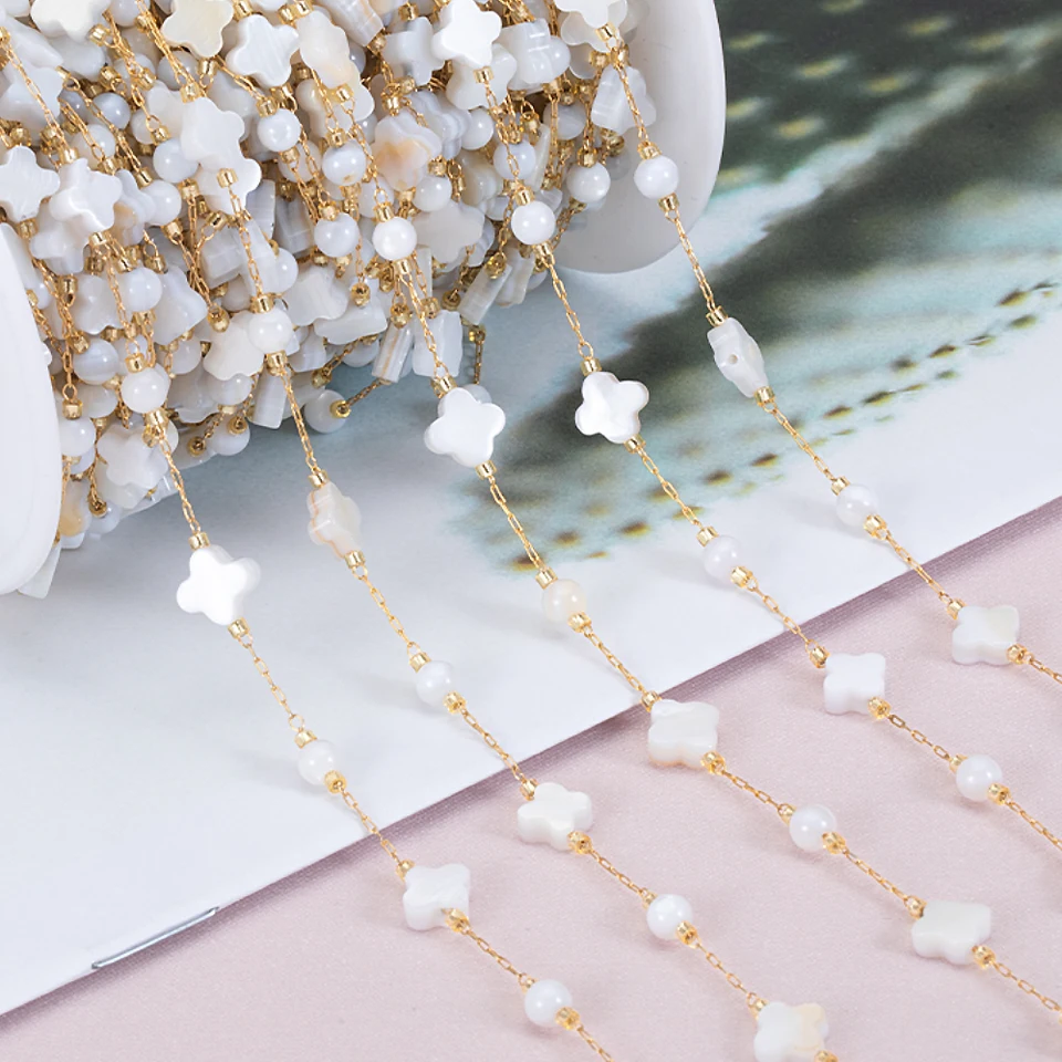 10 pezzi/lotto in acciaio inossidabile da 1 mm, 1,5 mm e 2 mm di larghezza, catena a maglie dorate, collana da donna per la creazione di gioielli fai da te all'ingrosso - Italia