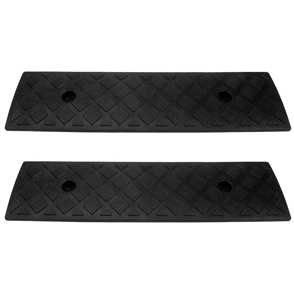 Lot De 2 Rampes De Seuil Portables En Plastique Léger Pour - 9