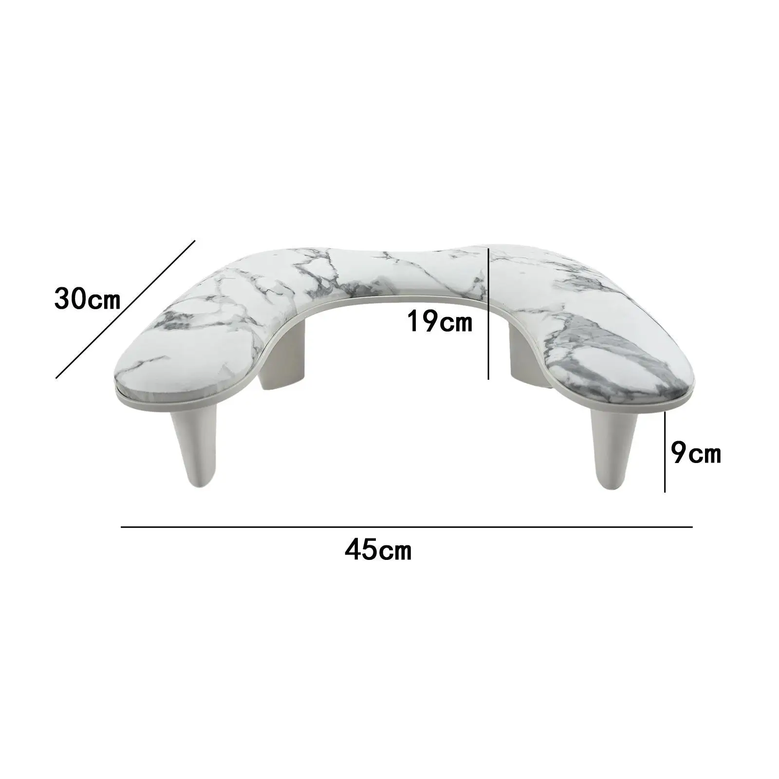 U Shape Nail Arm Rest Cushion Professional Comfortable Manicure Armrest for