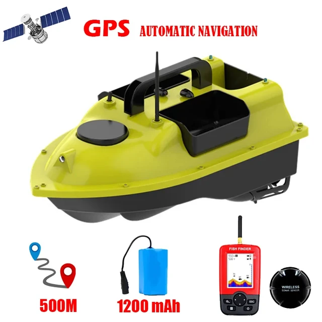 Rc Fishing Boat Gps Sonar, Remote Control Boats, Bait Boat Sonar Gps