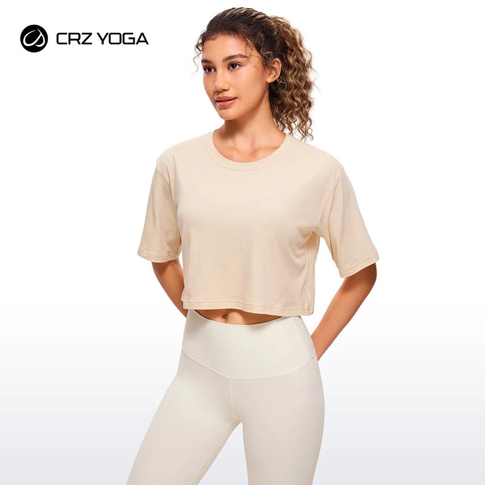 Vidéos sur Quel est Haut de yoga imprimé pour femmes, à col en V, à manches longues, coupe courte, ajusté, vêtements de sport pour l'entraînement