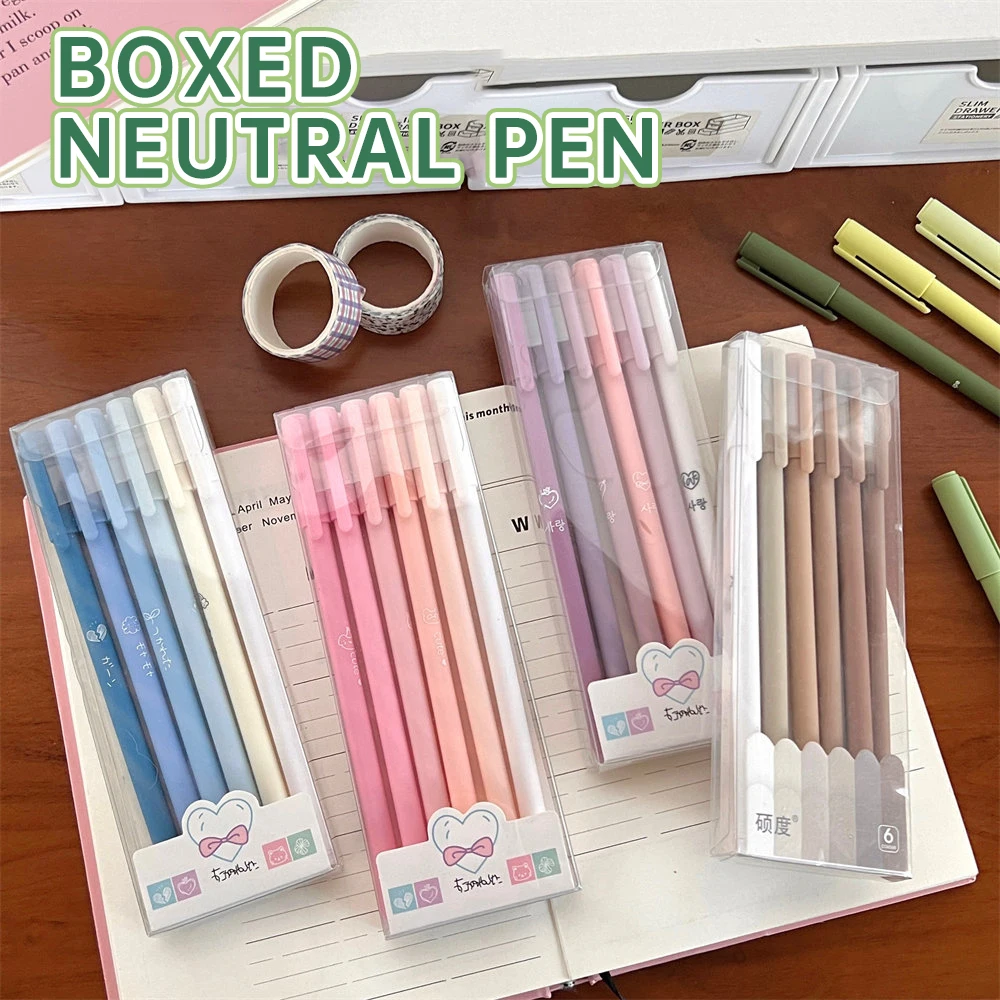 Gel pens 6Pcs Gradient Color Gels Packs Gel Pens for Writing Noting