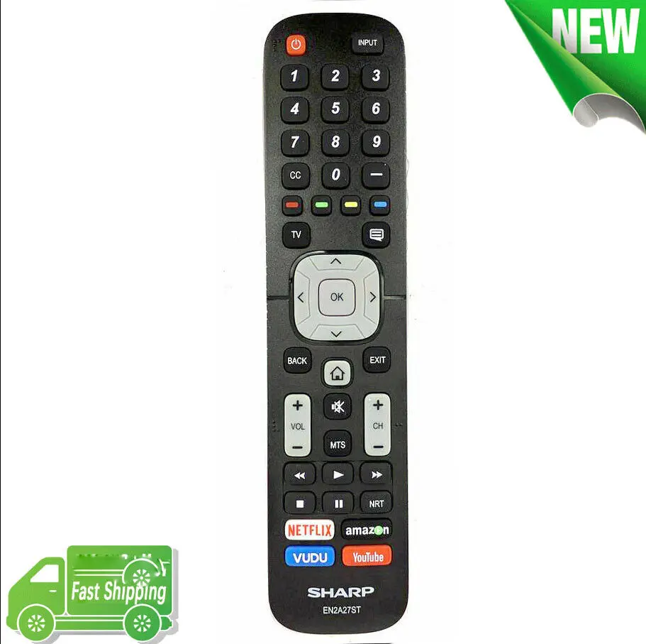 

EN2A27ST For Sharp LCD LED HD Smart TV Remote Control With NETFLIX