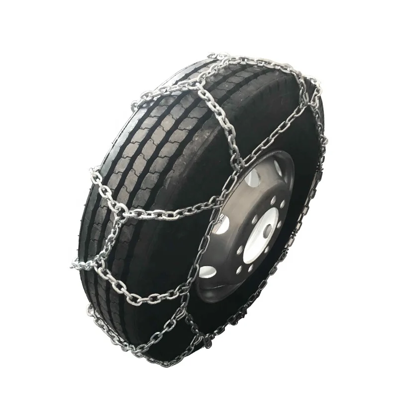 For Car White Zinc Steel Car Truck Tire Snow Chain