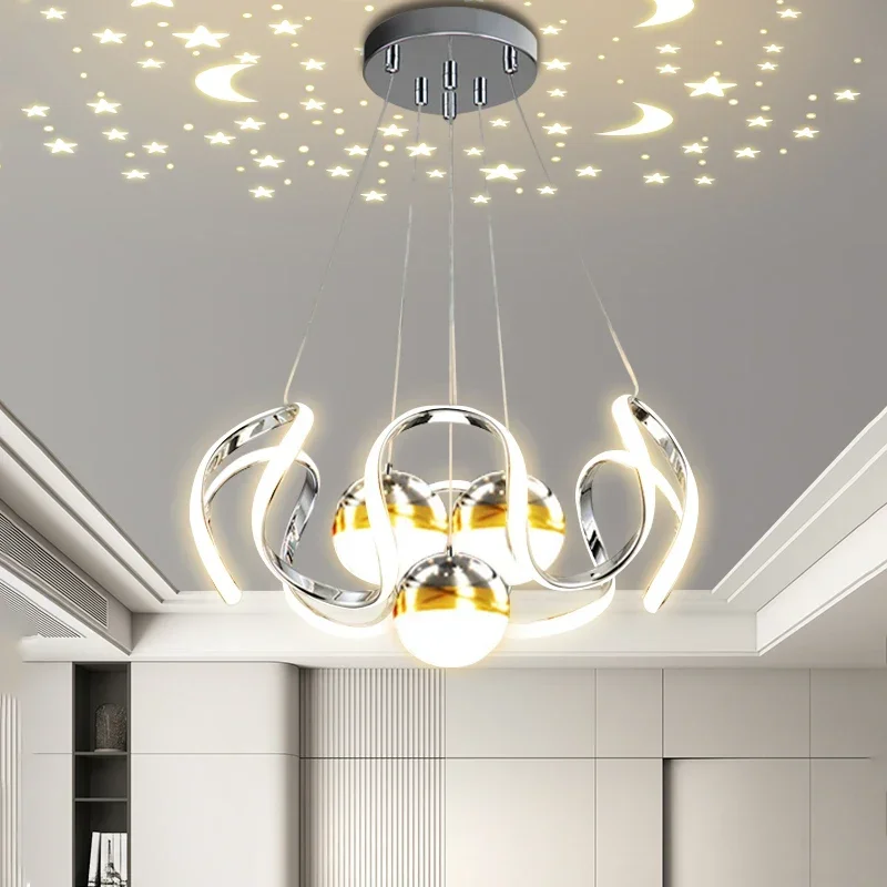 Lustre moderne élégant LED Lustre Art Design suspension salon cuisine plafonniers maison chambre décoration luminaire 3