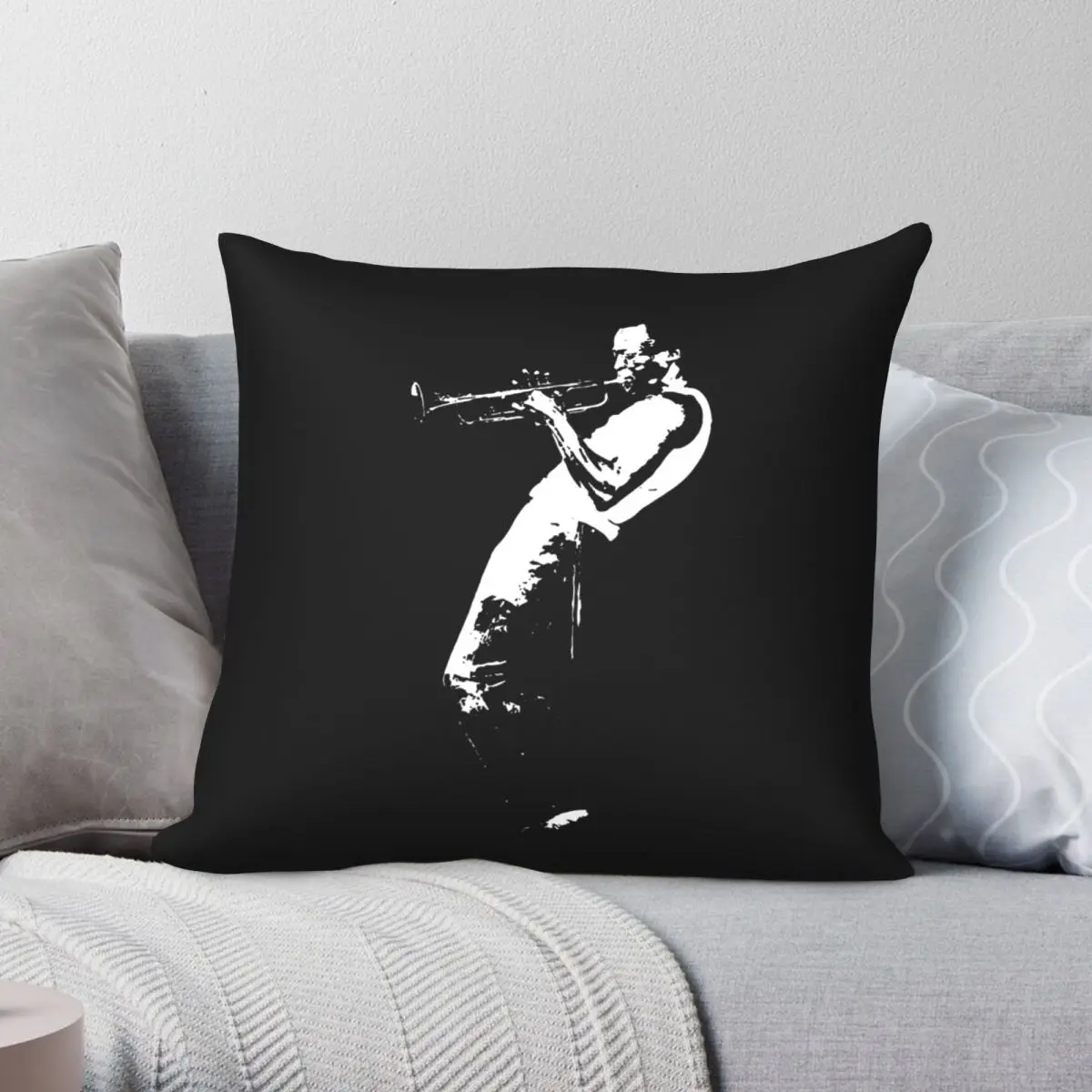 

Miles Davis Square Pillowcase Polyester Linen Velvet Pattern Zip Decor Throw Pillow Case Bed Cushion Cover Wholesale 18"