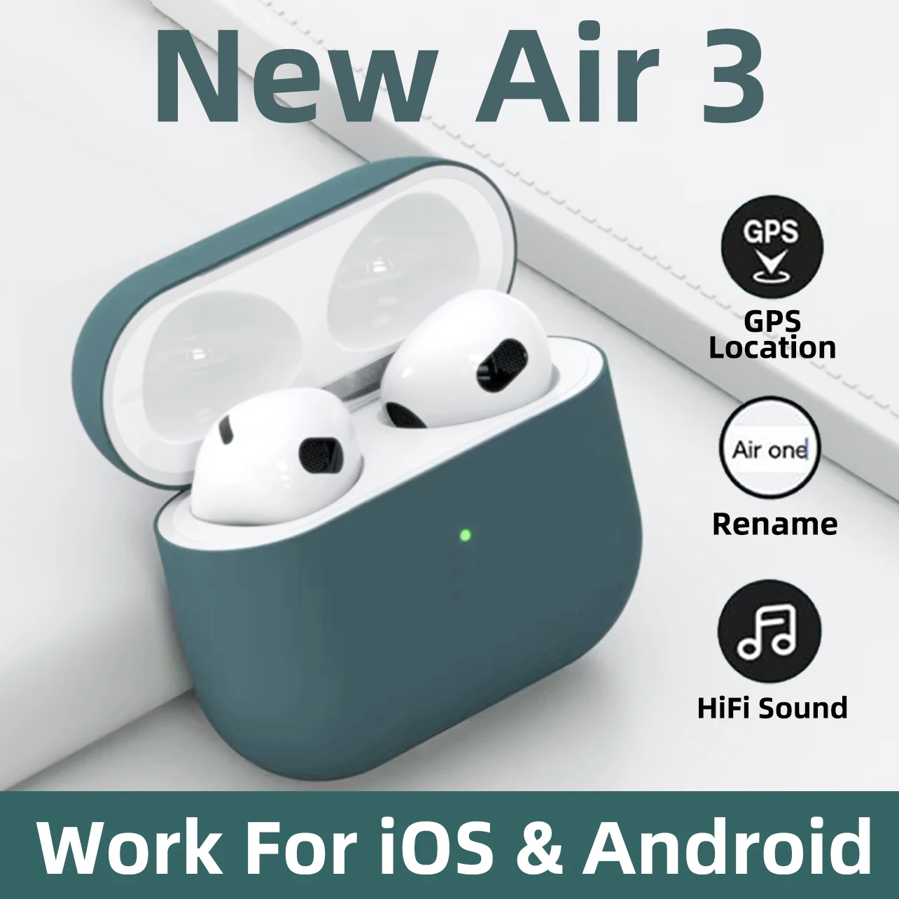 Беспроводные Bluetooth-наушники для airpods pro 3 Hi-Fi музыкальные наушники-вкладыши