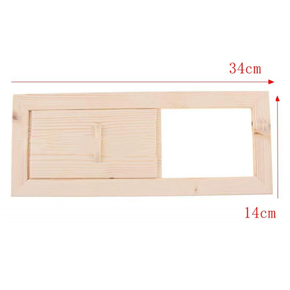 Adjustable Sauna Ventilation Flap Exhaust Air Slide Wood Valves For Window For Steam Room Steam Room Tool