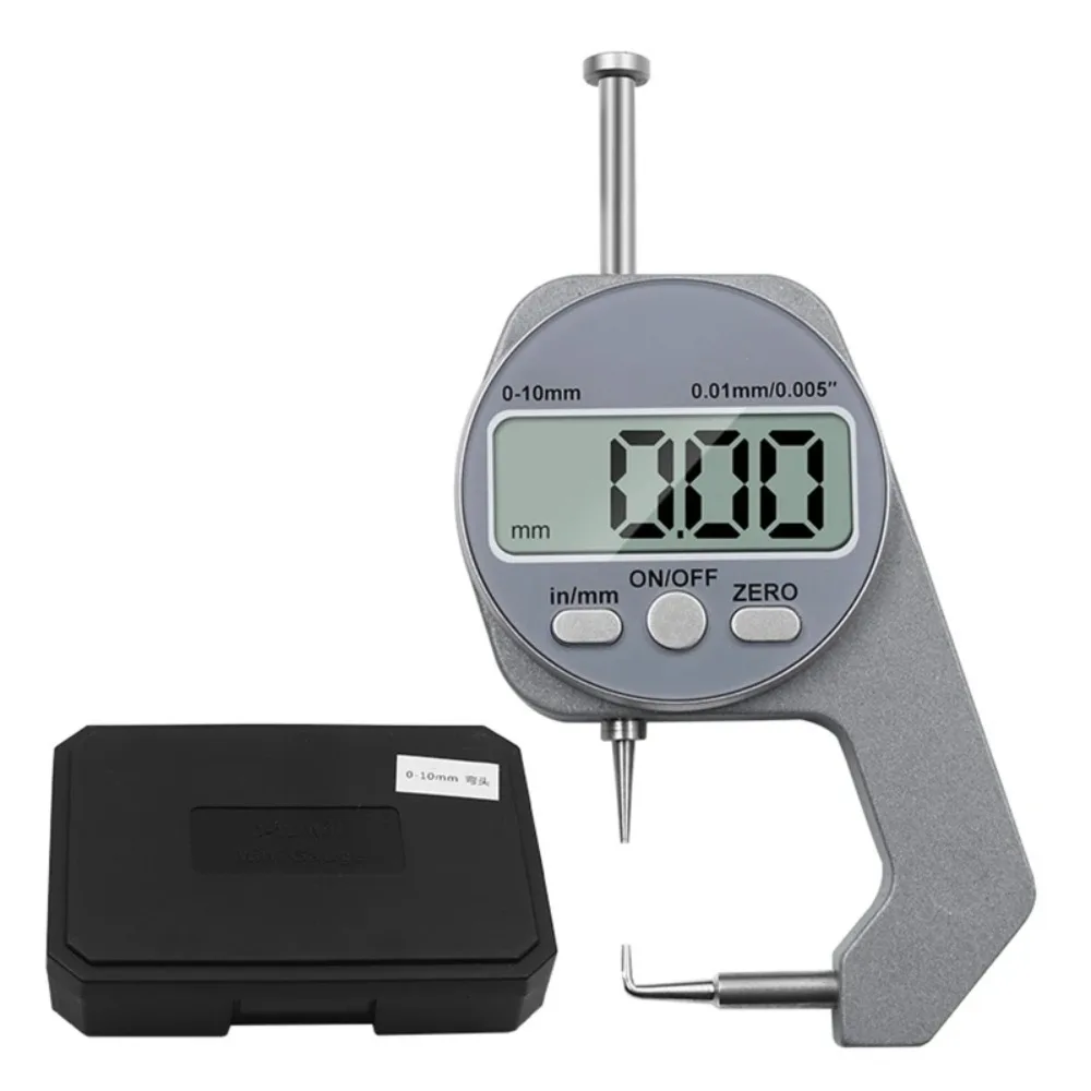 Precision Electronic Thickness Gauge - Digital Micrometer for Paper, Cloth, and Thin Metal - 0.01mm Accuracy