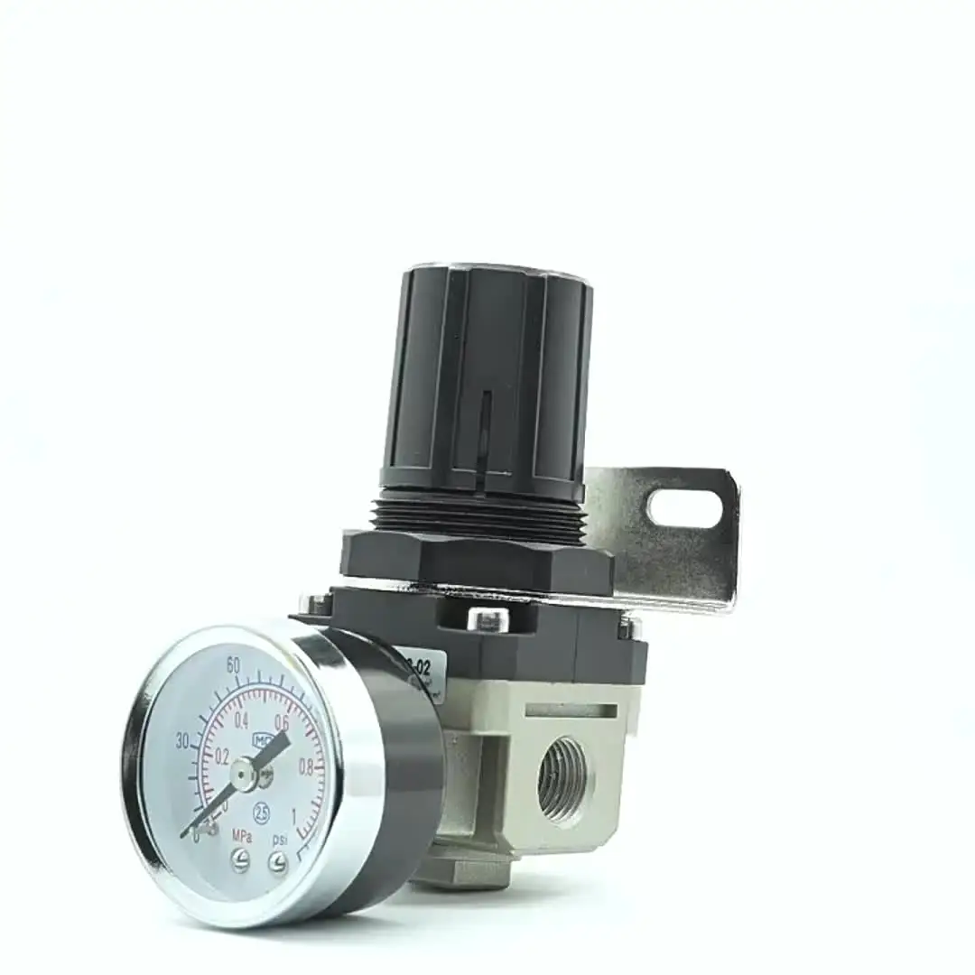 AR2000 1/4 резьба BSP пневматический воздушный компрессор регулятор давления 4 мм 6 8 10 12