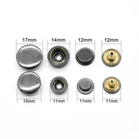 Brass Material Snap Fasteners +Tools Sewing Gold Color Snap-fastener Jeans Buckle High Quality Jacket Leather Rivets Buttons 2