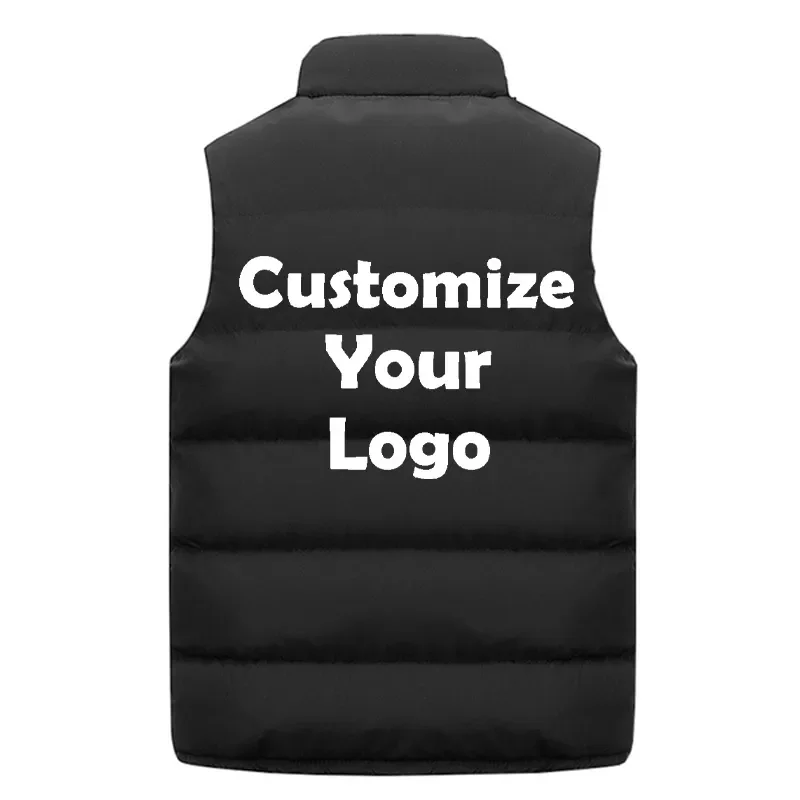 Рисунок 2 - Мужской теплый жилет на молнии с логотипом на заказ