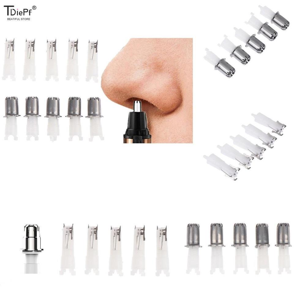 22mm 5PCS Nose Trimmer Heads Nose Hair Cutter Replacement Head 3-in-1 Shaver Black&White