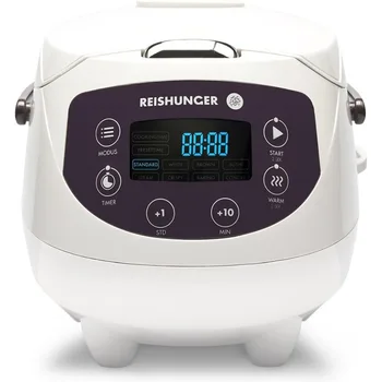 Digital Mini Rice Cooker & Steamer with Timer – 3.5 Cups, Ceramic Inner Pot 1