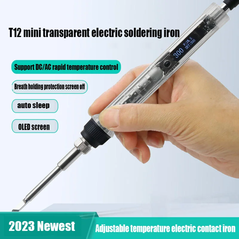 T12tr Speed Thermoelectric Soldering Iron Led Screen Knob Temperature