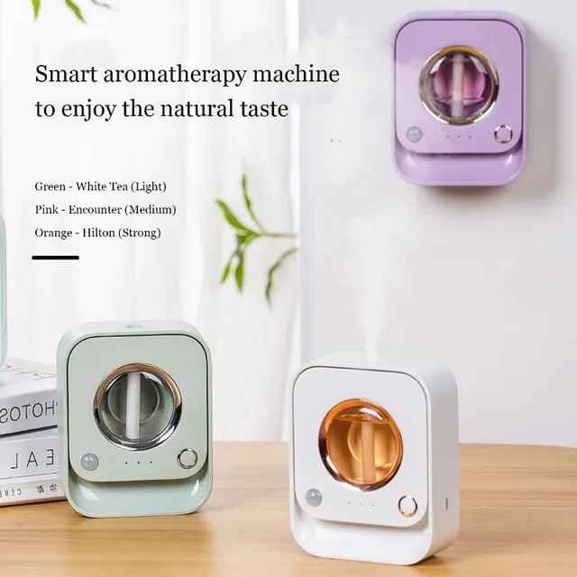 Diffuseur d'aromathérapie à pulvérisation automatique, capteur intelligent, désodorisant USB, Machine de parfum d'huile essentielle pour la maison, le bureau, la salle de toilette 1
